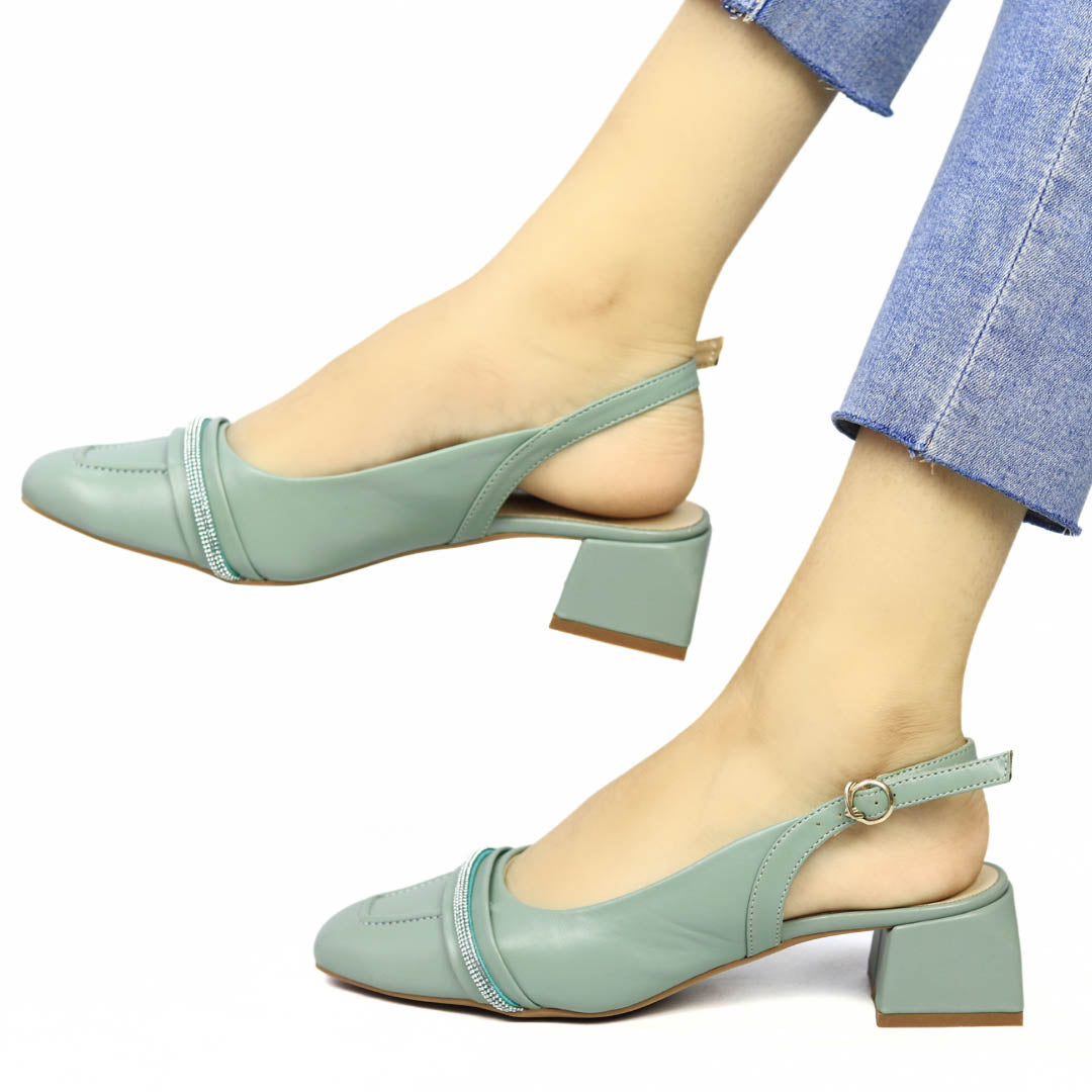 Mint SlingBack Block heel- 810297