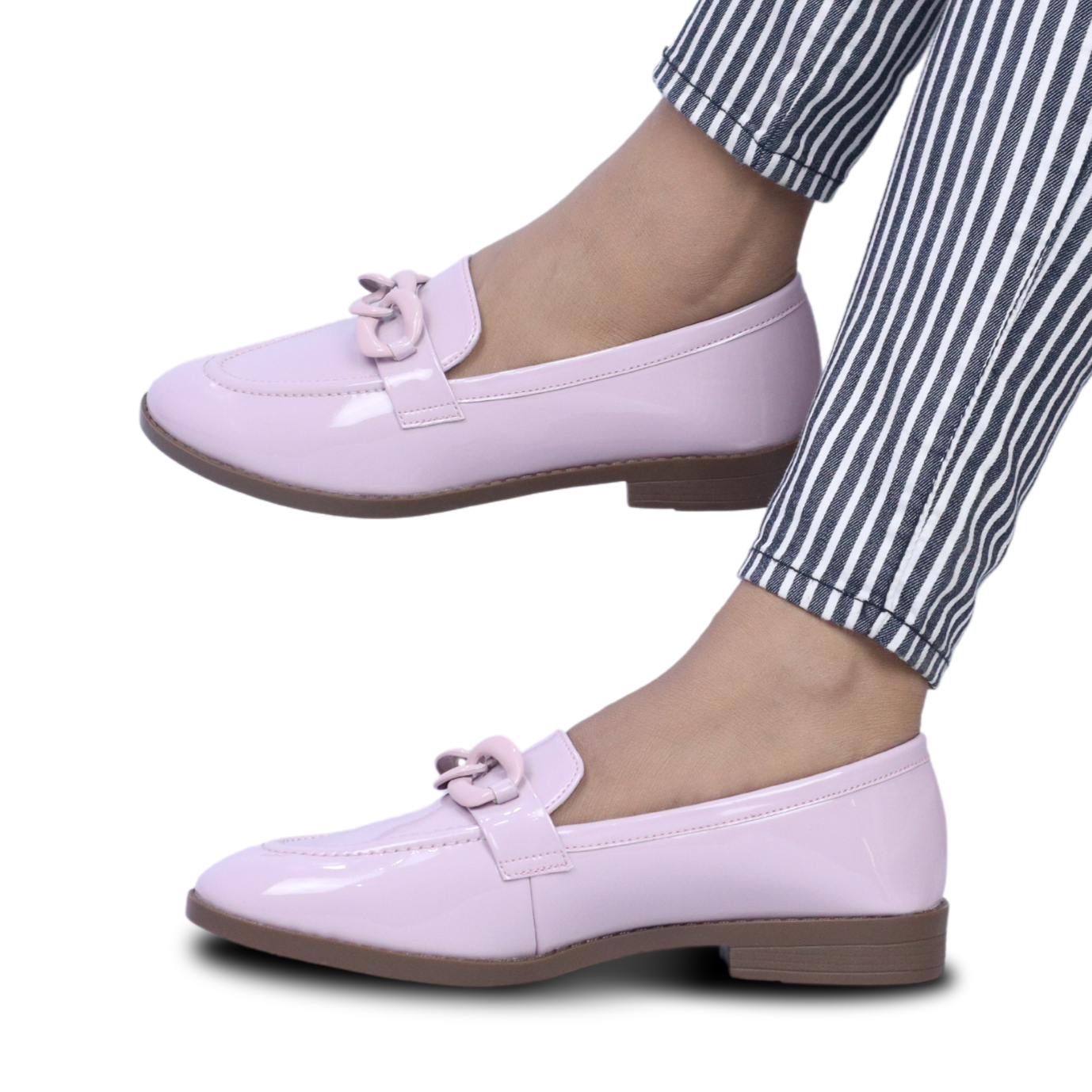 Ladies Loafers - Women Patent Shoes / 8004240