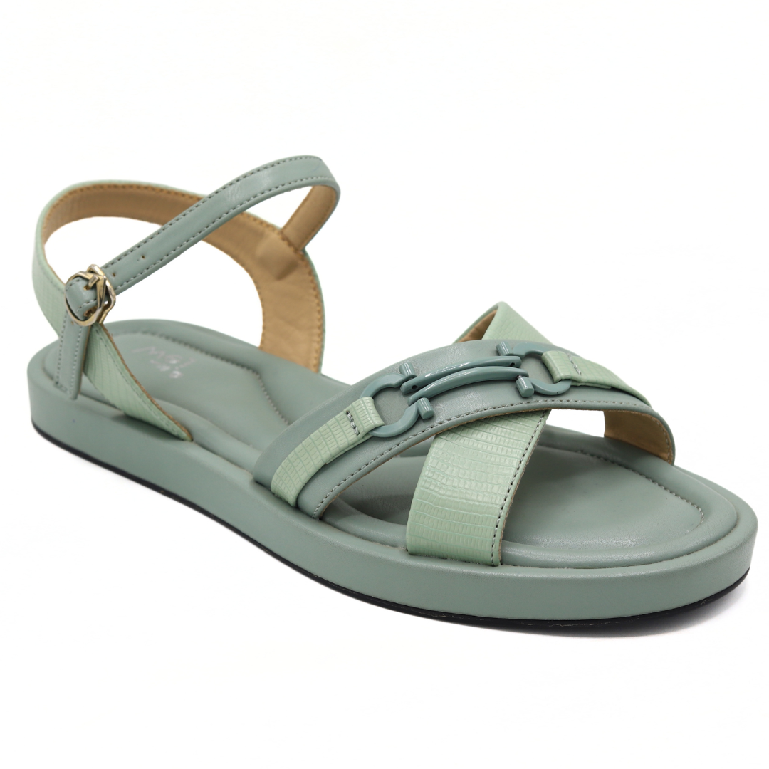 Mint Women Cross Strap Comfort Sandals - 8002247