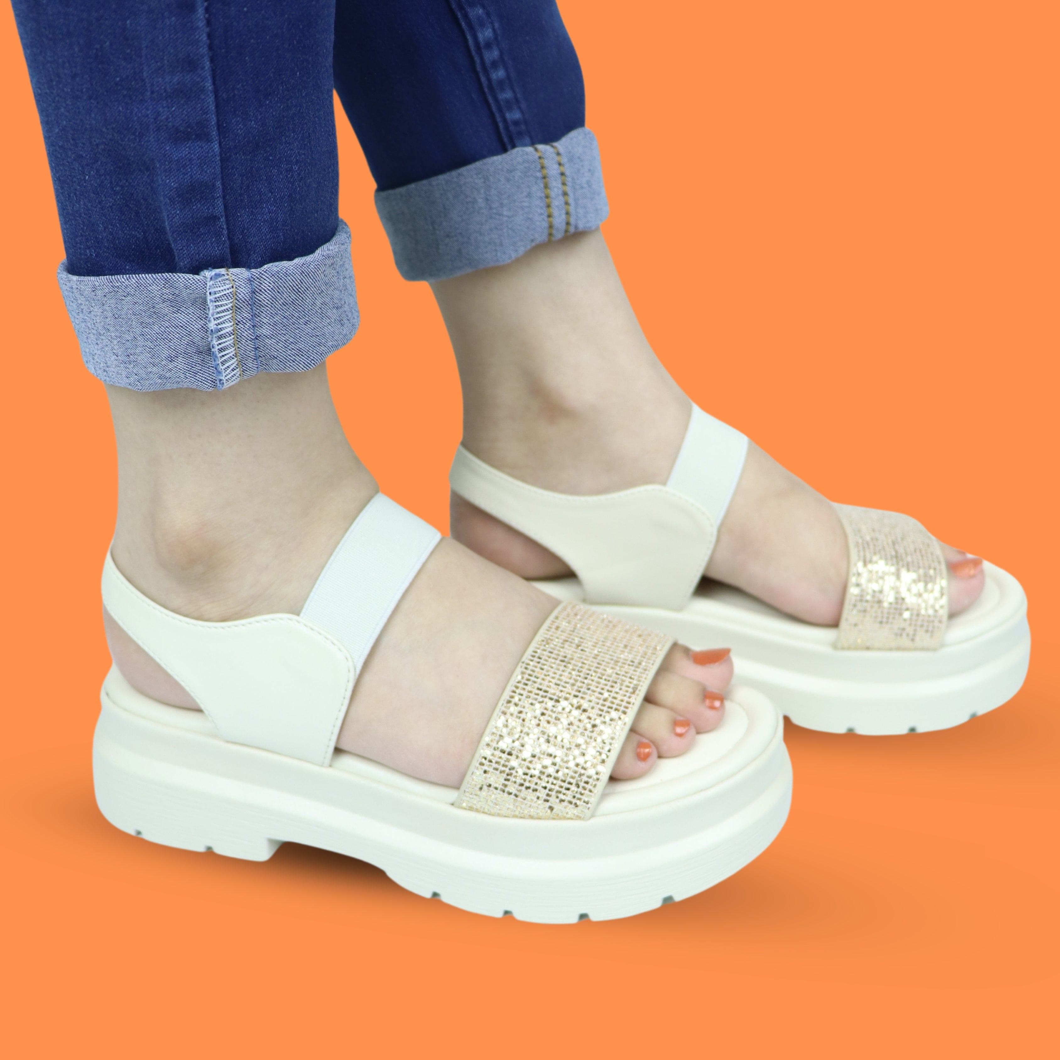 FlexiStride Elevated Girls Sandals / 8002200 FOWN