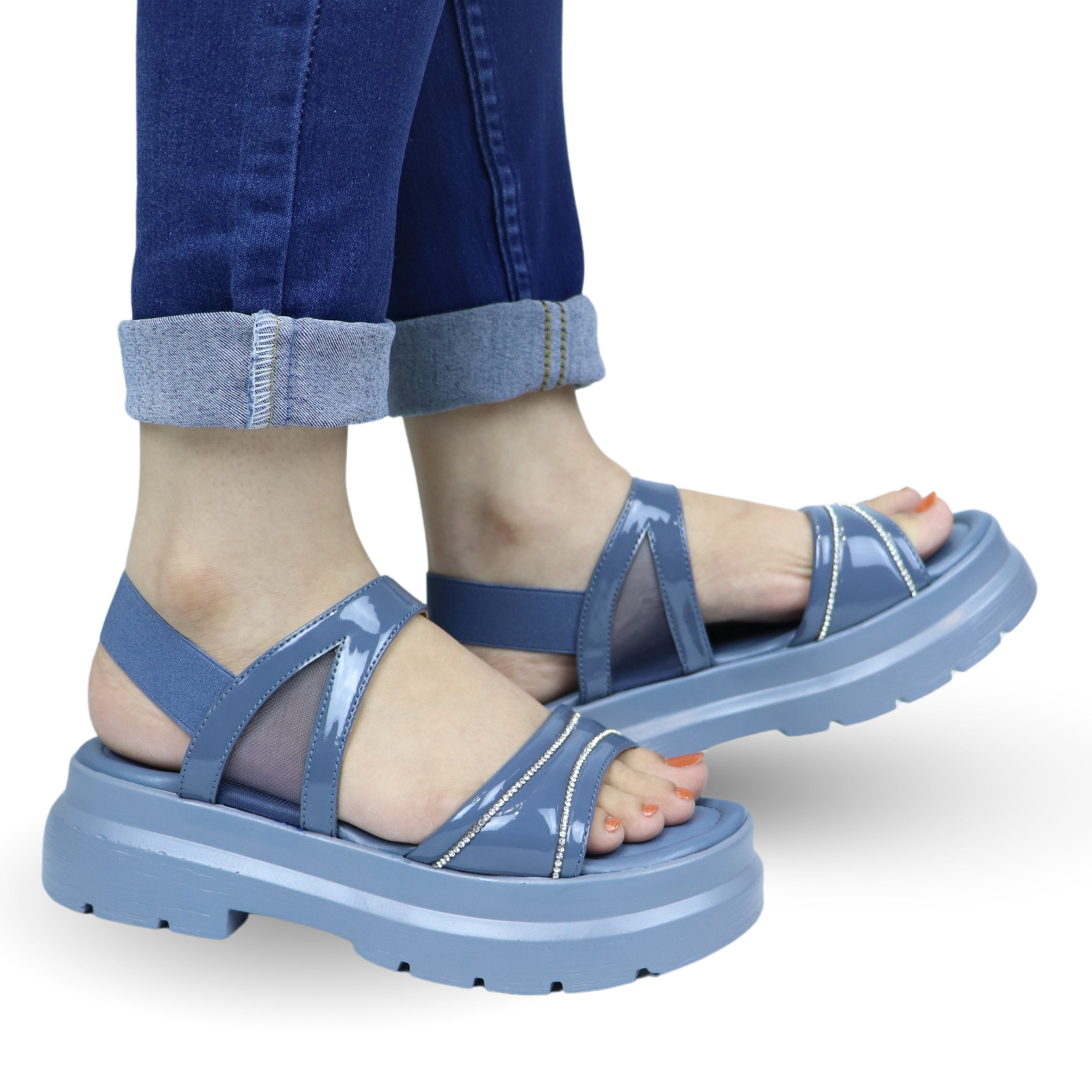 FlexiStride Elevated Girls Sandals / 8002199 Blue