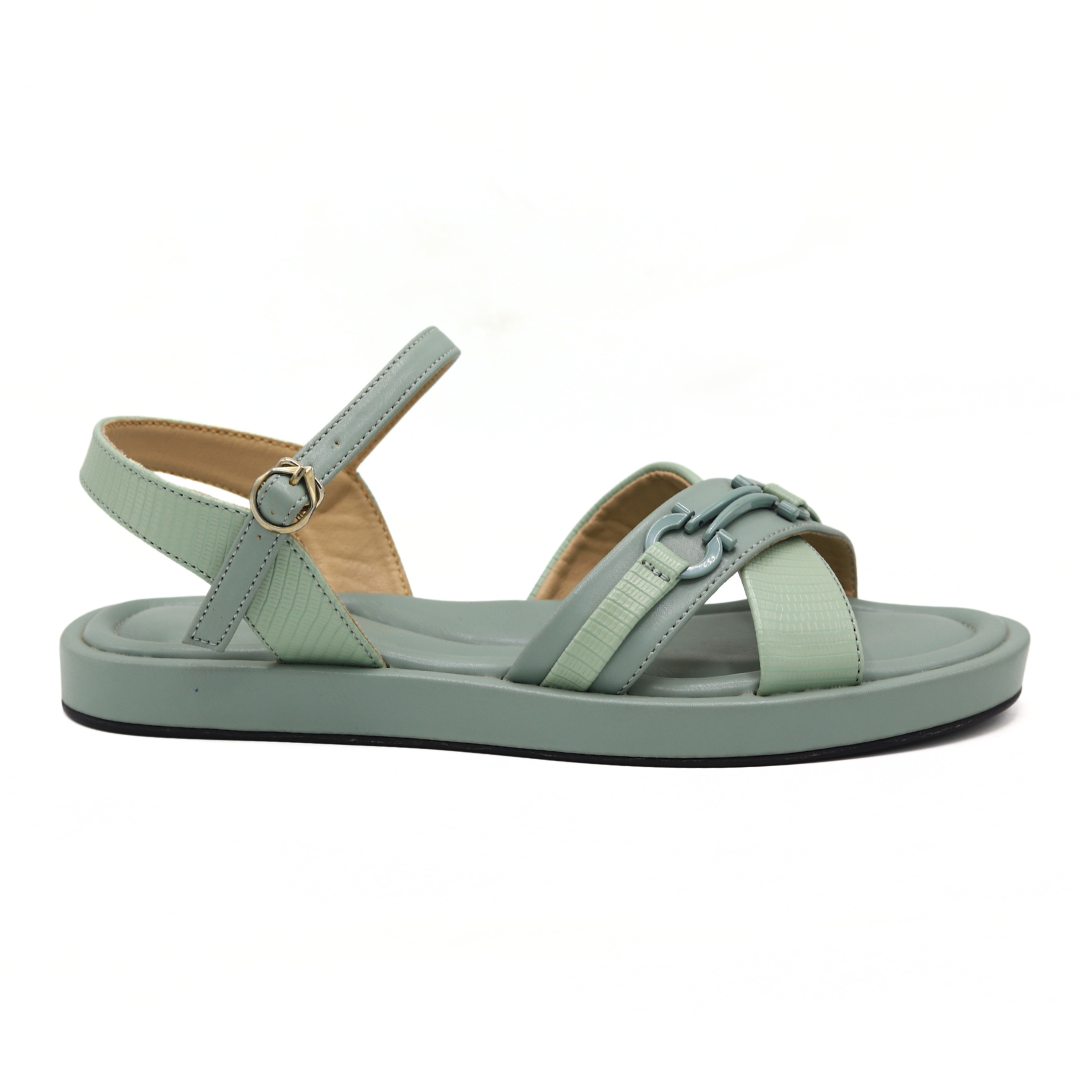 Mint Women Cross Strap Comfort Sandals - 8002247