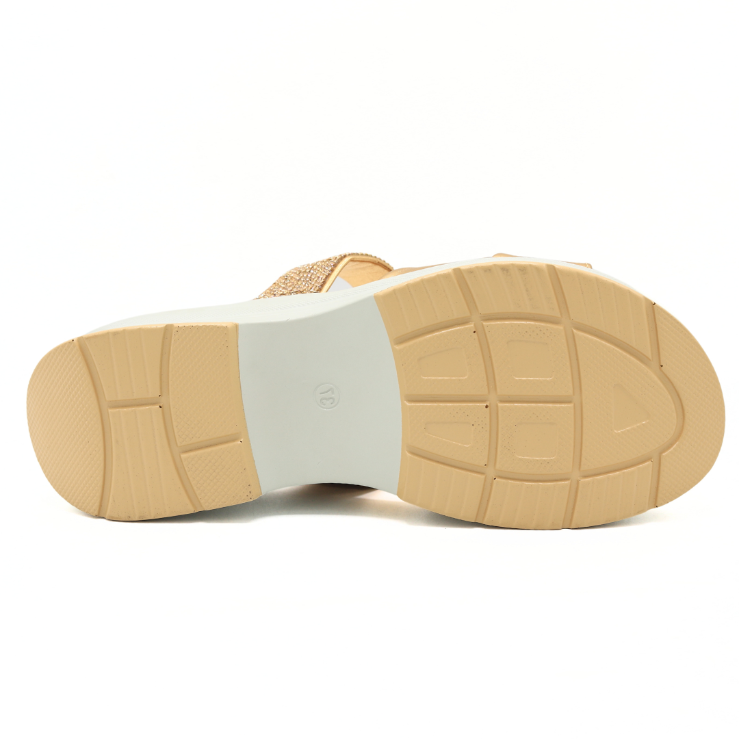 Radiant Gold Star Embellished Slides - 8003316