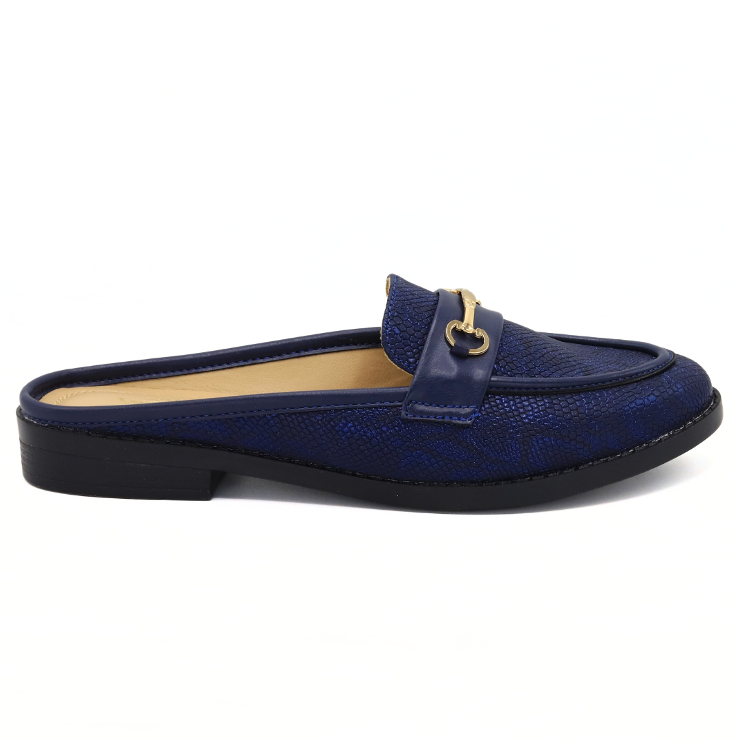 Navy Blue Slip-on Mules / 8007183