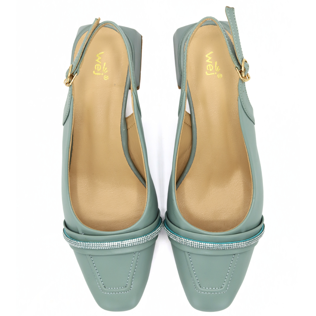 Mint SlingBack Block heel- 810297