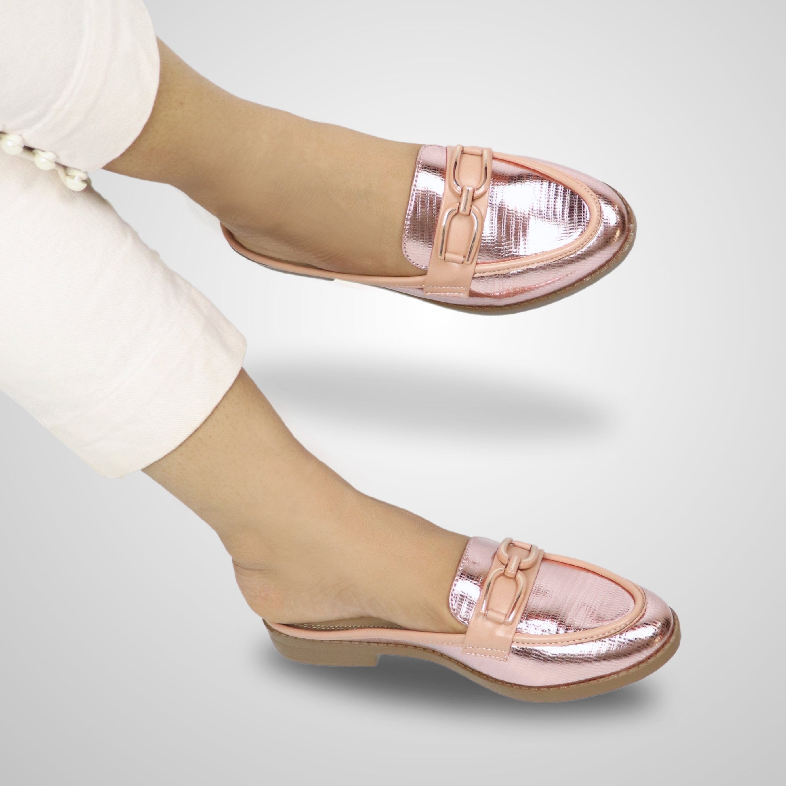 Rosy Rhapsody slip-on mules 8007181 PEACH